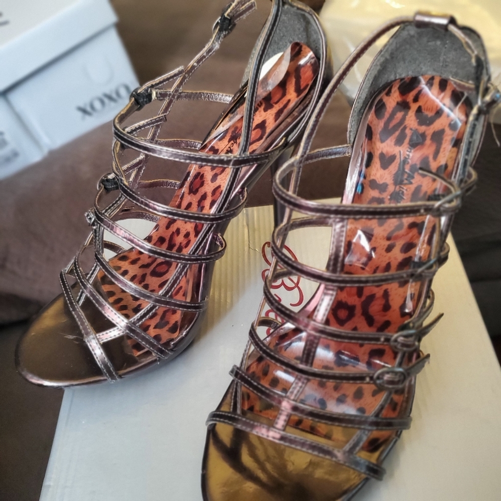Strappy heels